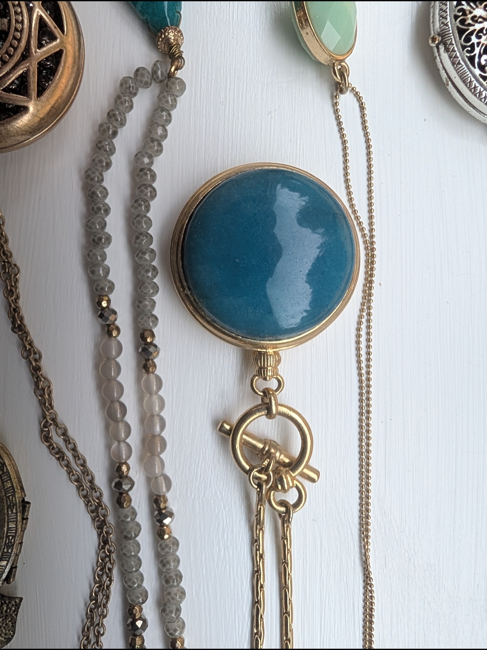 Boutique Mixed Long Pendant Necklace Lot - Picture 6 of 8
